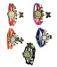 Felizo Analogue White Dial Watch (Combo of 5) for Women- B-5_Red-Orange-Black-Blue-Pink RS.519.00