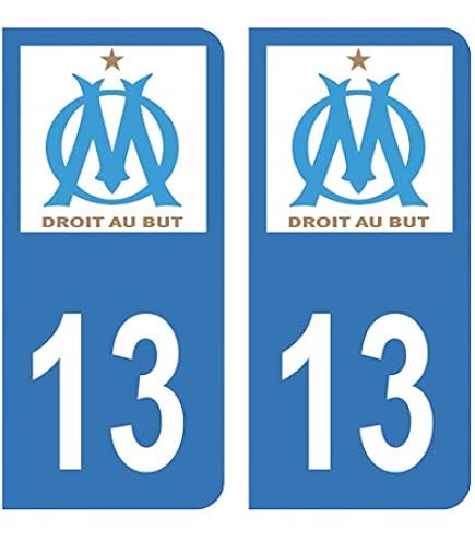 Lot De 2 Autocollants Plaque D'immatriculation Département 72 - Neuf - Fabriqué En France