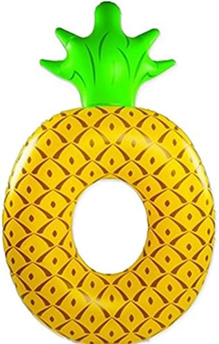 Melissa Wizard Inflatable pineapple large swimming ring large water mount adult floating bed toy