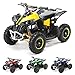 Produktbild Actionbikes Motors Mini Kinder Elektro Quad ATV RENEBLADE 1000 Watt Pocket Quad - Original Saefty Touch Fußschalter - 36 Volt - Kinder Pocketquad (Schwarz/Gelb)