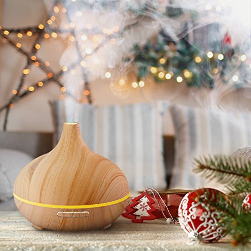 VicTsing 300ml Aroma Diffuser Luftbefeuchter Ultraschall LED Humidifier Aromatherapie Diffusor Tragbarer für Babies Kinderzimmer Haus, Auto, Wohnzimmer, Schlafzimmer, Büro, Yoga, Spa, Raum,usw. - 8