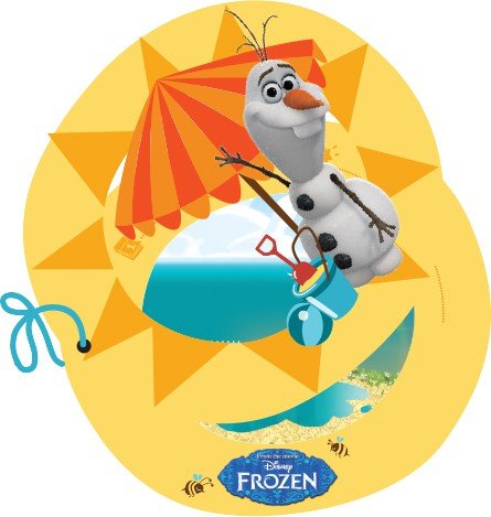 101-teiliges * FROZEN OLAF – DER SCHNEEMANN * PARTY SET für Kindergeburtstag mit 6-8 Kinder: Teller, Becher, Servietten, Einladungen, Partytüten, Tischdecke, Luftballons, Luftschlangen u.v.m. // Geburtstag Party Kinderparty Kinderfest Kinder Fete Disney Prinzessin Princess Die Eiskönigin - 5