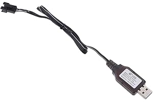 HOMYL Cable de carga para batería de litio SM 4P hembra, 7,4 V, para juguetes RC Drone