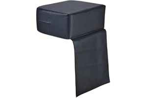 Tuff Concepts Barber Child Kids Cushion Chair Seat Booster Barber Salon Extra Thick (Black)