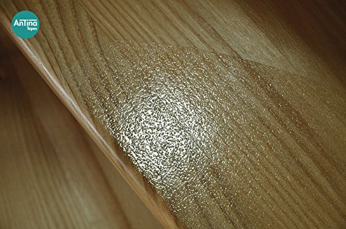 Anti-Rutsch Stufenmatten für Treppen | PremiumPlus-Qualität: extrem dünn & transparent | 2-in-1: Stufenschutz & Rutschschutz | Rutschhemmung R10 nach DIN 51130 | Sichere und einfache Montage: vollflächig selbstklebend | Pflegeleicht & hygienisch (180 x 600 mm – rechteckig) - 3