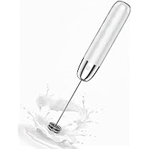Mousseur à Lait - Mousseur à Lait électrique Rechargeable En Acier Inoxydable, 15-20s, Puissant