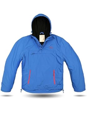 Windbreaker / Sturm-Funktionsjacke / Herbstjacke mit innerem Fleecebesatz und großer Brusttasche