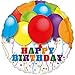 Produktbild Folienballon * HAPPY BIRTHDAY BALLONS * für Geburtstag // Folien Kinder Ballon Party Helium Deko Ballongas