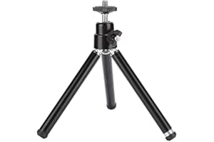 BANAPOY Mini trépied Multifonction, Support de Bureau de Table réglable Petit trépied de caméra Pliable trépied antidérapant Compact Portable