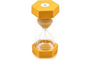 DREAM HORSEX Sand Timer, Hourglass Kids Hourglass Set Colorful Sand Clock Kitchen Timer, 5 Minutes…
