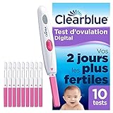 Clearblue Test d'Ovulation Digital, Lot de 10