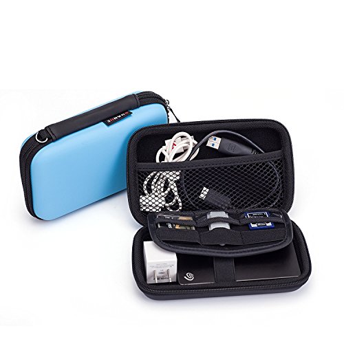 MystiTL Zubehör 2.5 Zoll Tragbare Reisetasche für Electronisches Zubehöre Organizer Case Tasche Tragetasche Wasserdicht für USB Drive Shuttel Festplatte - 3