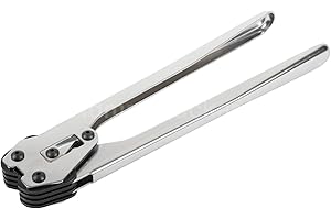 TROJAN PACKAGING Trojan Heavy Duty Polypropylene Strapping Sealer - Manual Banding Tool for use with 12mm Plastic Strapping