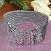 Produktbild TOOGOO(R) Silber Neu Dame Mode Pailletten Elastische Stretch-glaenzende Taillenband Laessige Guertel