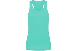 Niscioma Canotta da Donna con Spalline, Canottiera Top Sportivo Femminile per Palestra, Corsa, Yoga - Comodo, Traspirante, Elegante - Smanicata - Senza Maniche - Vari Colori e Taglie