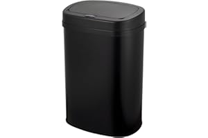 Five Stars® Bin with Sensor - 60 Litres - Stainless Steel - Kitchen - Black