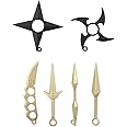 VersaMarts Ninja Weapon Set, Mini Cold Weapon Ornament & Keychain Accessory