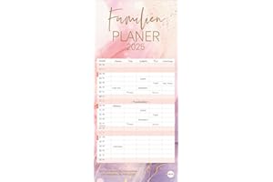 Watercolor Familienplaner 2025: Großer Familienkalender mit viel Platz für Termine und schönem Design: Organisationstool und Blickfang in einem! Kalender 2025 mit 5 Spalten. (Familienplaner Heye)