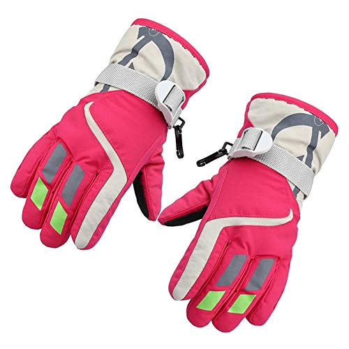 soundwinds Enfants Ski Gants Enfants Ski Mitaines pour 5-8 Ans Garçon Fille Coupe-Vent Imperméable Étanche À Neige Hiver Gants De Neige pour Les Sports de Plein air Ski Snowboard Shredding Snowballs