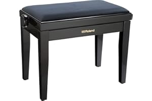 Roland Banco de Piano en ébano Pulido con Asiento de Terciopelo - Rpb-220Pe