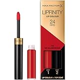 Max Factor - Lipfinity Lip Colour - Rossetto Lunga Durata e Gloss Idratante con Applicazione Bifase - Nuance 125 So Glamorous
