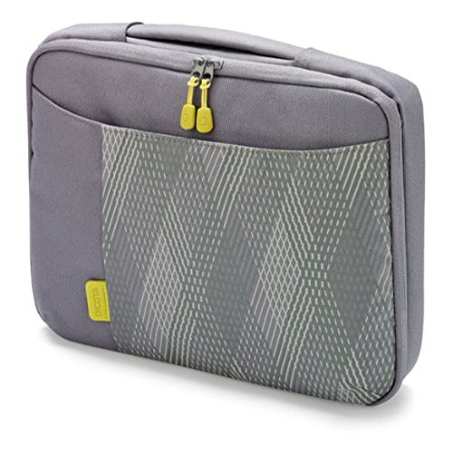 DICOTA Bounce SlimCase grau-gelb für 25,40cm 10Zoll und 29,4cm 11,6Zoll Notebooks