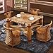 Produktbild Balkon Tisch und Stühle kleine Rattan Stuhl zurück Stuhl Hause Freizeit Stuhl Stuhl Tee Lagerung Stuhl fünf-Stück,Cane chair