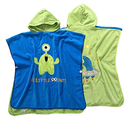 Preisvergleich Produktbild Schnell trocknendes Strandbadetuch Kinder Bio-Baumwolle Bademantel Kinder Baby Cute Cartoon Wetsuit Bademode Badetuch Strand Bademantel Strand Mit Kapuze Badetuch Für Unisex Kleinkind Jungen Mädchen F