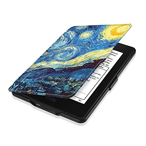 Fintie Kindle Paperwhite Hülle – Die dünnste und leichteste Smartshell Case Schutzhülle Tasche mit auto Sleep / Wake für den neuen Kindle Paperwhite 2016 (mit 300 ppi-Display, 6 Zoll, und integrierter Beleuchtung) und alle Modelle von 2012, 2013, 2014, 2015, Sternennacht - 8