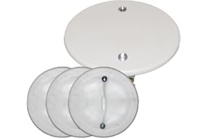 A2ZWORLD Deckel für Abzweigdosen, Befestigungsschrauben im Lieferumfang enthalten (4, D85 mm)