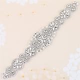 Buenos Materiales - China AAA Crystal rhinestones sash belt apliques cinturones boda para vestido de fiesta novia , brillante y brillo, buena calidad