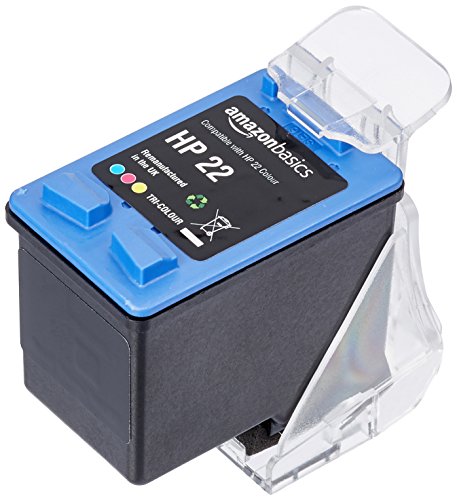 Preisvergleich Produktbild AmazonBasics - Wiederaufbereitete Tintenpatrone für HP 22, Dreifarbig