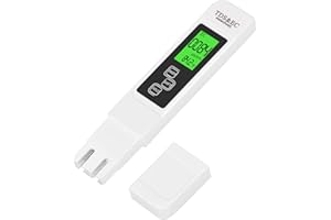 KINGOZOYI TDS Messgerät für Trinkwasser, 3 in 1 Digital Wasserqualität Tester, EC Temperatur Messgerät für Trinkwasser Pool Aquarium Fischteich Schwimmbad