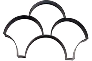 Gelentea Moule pour pavés de sol en béton - Pour pelouse, terrasse, cour, jardin - Bricolage
