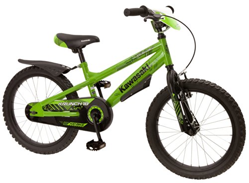 KAWASAKI Kinderfahrrad Krunch, 12/14/16/18 Zoll, 1 Gang, Rücktrittbremse 45,72 cm (18 Zoll)