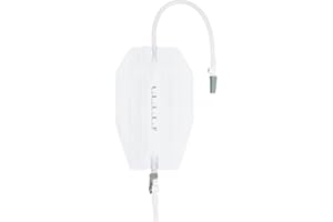 E&E MEDICAL SUPPLIES LTD. 1pc Pack of Catheter Leg Bag 500ml Capacity with Long Tube (25cm) with Fabric Back Comfort, Easy Drain Lever Tap. Compatible with Catheter Leg Bag Holder and Straps, Catheter Night Bag, Urine Bags