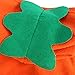iEFiEL Newborn Baby Halloween Fancy Hooded Romper Jumpsuit Costume Outfit Orange Pumpkin 6-9 Months