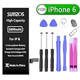 original apple akku kaufen 【Paket enthält】Ein Akku für iPhone 6, komplette Ersatzwerkzeuge, ein schwarzer phone finger ring stand (als Geschenk)