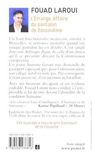 Livres Couvertures de L'étrange affaire du pantalon de Dassoukine