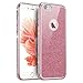 Produktbild iPhone 5S Hülle,iPhone SE Hülle,iPhone 5 Hülle,iPhone SE /5 / 5S Silikon Hülle Glitzer, Surakey iPhone SE 5S 5 Glitzer Glänzende Premium TPU Silikon Bumper Handyhülle Schutzhülle, Bling Glitzer Strass Diamanten Bumper Ultradünn TPU Silikon Hülle Schutz Handy Hülle Case für iPhone SE 5S 5 Stoßdämpfend Silikon TPU Schutzhülle Slimcase Rückschale Schale Etui Protective Case Cover Fall-Abdeckung Etui TPU Bumper Schale Für iPhone SE 5S 5, Rosa