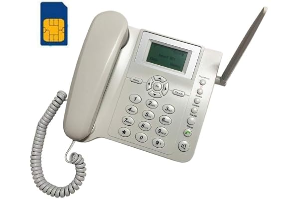 BW - T¨¦l¨¦Phone Fixe GSM Quadri Bande Ecran 2.4 Pouces/Batterie Rechargeable/Identification de l'appelant/BIS/Fonction Mains Libres