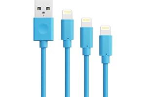 ilikable Kabel do ładowania iPhone'a, 3 szt., 123 m MFi certyfikowany na USB, kabel Lightning, kompatybilny z iPhone SE 2020, iPhone 11, 12, 13, Xs Max XR X 8, 7, 6s Plus, iPad Mini/Air,