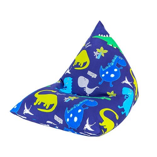 Dino in the Dark Pyramid Shaped Fun Children's Filled Bean Bag