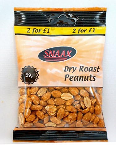 SNAAX Dry Roasted Peanuts - Flavoured/Seasoned