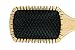 Natural Wooden Massage Brush, Nylon Bristles With, Cushion Paddle Brush