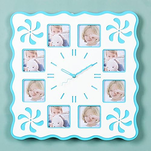 Creative Continental Horizontal Living Room Clocks/Photo Clock/Personalized Square Wall Clock Cute-A 20inch