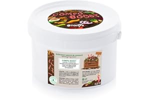 BioTonyx - Poudre Activateur Naturel De Compost - Compo Boost - Accélérateur et Désodorisant - Anti-Odeurs - Made in France - 2,5kg