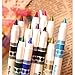 SODIAL (R)12 Color Glitter Lip Eyebrow Eyeliner Pencil Pen Cosmetic Makeup Besuty Set Kit