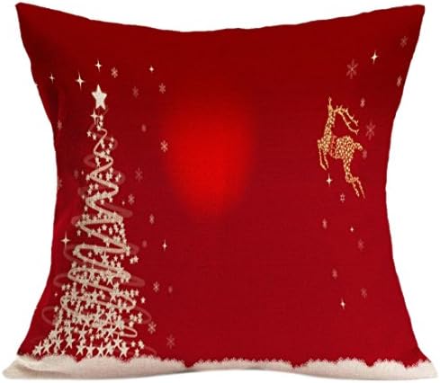 Christmas Pillow Case, Eenkula 2016 New Party Lovely Sofa Bed Home Decoration Festival Pillow Case Square Cushion Cover 45cm *45cm