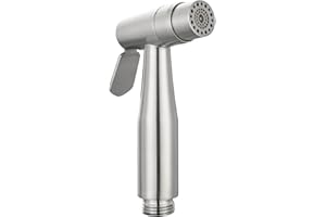CIENCIA Pulvérisateur à Bidet Manuel Pulvérisateur en Acier Inoxydable Shattaf - Uniquement Tête de Pulvérisation de Bidet, Accessoires de Nettoyage de Toilettes à Eau WS024A